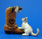 K5182 Cats with Cowboy Boot