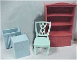 1960s MPC Buffet, Chair, Hamper