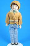 1970s Shackman Porcelain Boy Doll