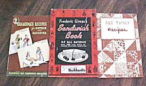 Grandma's Recipes Old Timey Recipes & Sandwich Book