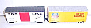Train Cars Ho Scale Soo Line & Union Pacific Box Cars