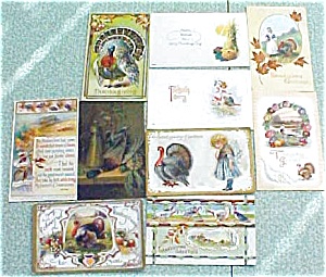 Postcard Lot Thanksgiving Clapsaddle Griggs Winsch Tuck