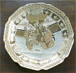 Ornate Oriental Charger Plate F. Cooper