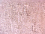 Peach Linen Tablecloth 56 x 75 Floral
