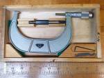 Micrometer 4-5 inch Wooden Box .0001 inch