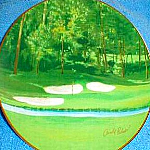 Arnie's Best 18 Holes Noritake Arnold Palmer Augusta Ga Golf Plate Pga #1 Mib Masters