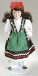 DANBURY MINT porcelain DOLLS OF THE WORLD LUISA representing ITALY COLLECTION #17