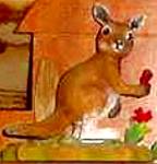 Protect Nature's Innocents Gray Kangaroo Endangered Species Animal Hamilton Manning B