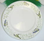 Thomson Pottery Border of Birds Leaves Salad Plate