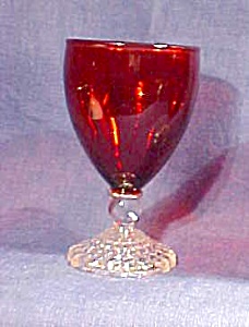 Anchor Hocking Boopie Ruby Red Glass