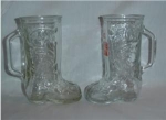 Glass Boot Mugs