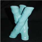 Blue Bamboo Porcelain Vase