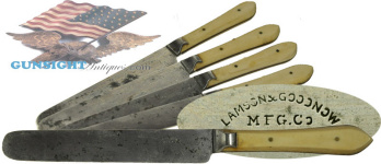 Civil War Vintage Lamson & Goodnow Mess Knife