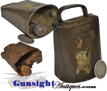 Civil War Vintage Sheet Iron Bell
