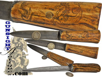Nautical Theme - Hand Crafted Antique Belt Knife