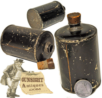 Civil War Vintage Japanned Tin Container