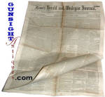 original & complete-Civil War date BOSTON NEWSPAPER