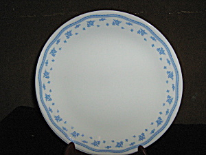 Vintage Corelle Morning Blue Luncheon Plate