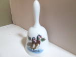Holiday Potpourri Press Canadian Geese  Porcelain Bell