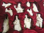Vintage Ten-Piece Porcelain Nativity Set