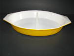 Vintage Pyrex Yellow Daisy 1qt Divided Dish