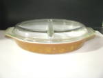 Vintage Pyrex 1.5qt Divided Dish with Lid