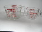 Pyrex Measuring Cup Set 4 Cup and 2 Cup 