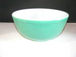 Vintage Pyrex Primary Color Green 403 Nesting Bowl