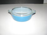Vintage Pyrex Turquoise 471 1pt Casserole Dish with Lid