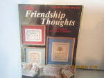 Leisure Arts Cross Stitch Friendship Thoughts #2506