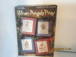 Leisure Arts Cross Stitch When Angels Pray  #2732