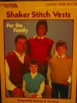 Leisure Arts Shaker Stitch Vests #390