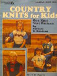 Leisure Arts Country Knits For Kids  #622