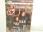 Leisure Arts  Christmas Vests To Knit  #750