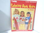 Leisure Arts Coloring Book Vests To Crochet #798