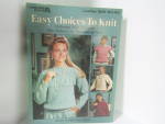 Leisure Arts  Easy Choices To Knit Yoke Patterns  #965