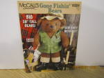 McCall's Fabric Craft  Gone Fishing Bear #16084