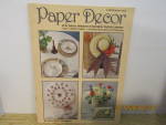 Napier Craft Book Paper Decor #85038