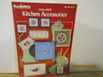 Needleworks Cross Stitch Book Kitchen Accessories  #114