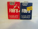 Vintage Fay's Pinochle Playing Cards 