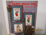 Pegasus Cross Stitch Book Happy Holly Days #340