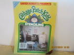 Plaid Book Stenciling  For Cabbage Patch Kids  #7811