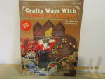 Plaid Craft Book Crafty Ways With Wood  Cut-Outs  #8077