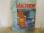 Plaid Craft Book Macrame Chairs For The Sitting  #8223