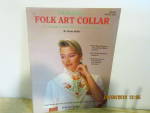 Plaid Book Fashion A  Folk Art Painted Collar #8267