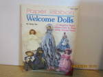 Plaid Book Paper Ribbon Welcome Dolls  #8507