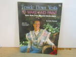 Plaid Book Upside Down Vests To Make&Paint #8565