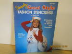 Plaid Book Simply Great Style  Fashion Stenciling #8604