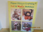 Plaid Paper Ribbon Crafting Fall &Winter Holidays #8632