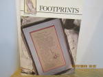 Praying Hands Cross Stitch Book Footprints  #1